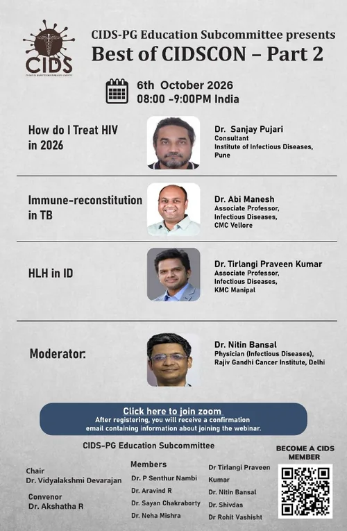 Best of CIDSCON Part 2 webinar, 6 October 2026